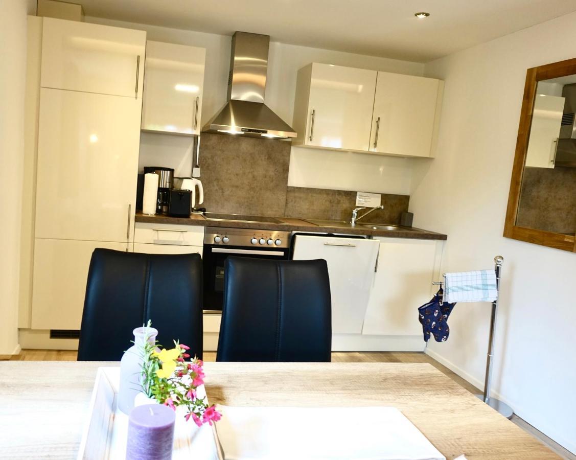 Ferienwohnung #4 Mit Terrasse In Zentraler Dennoch Ruhiger Lage - Stadtbus Vor Der Tuer! Λιντάου Εξωτερικό φωτογραφία